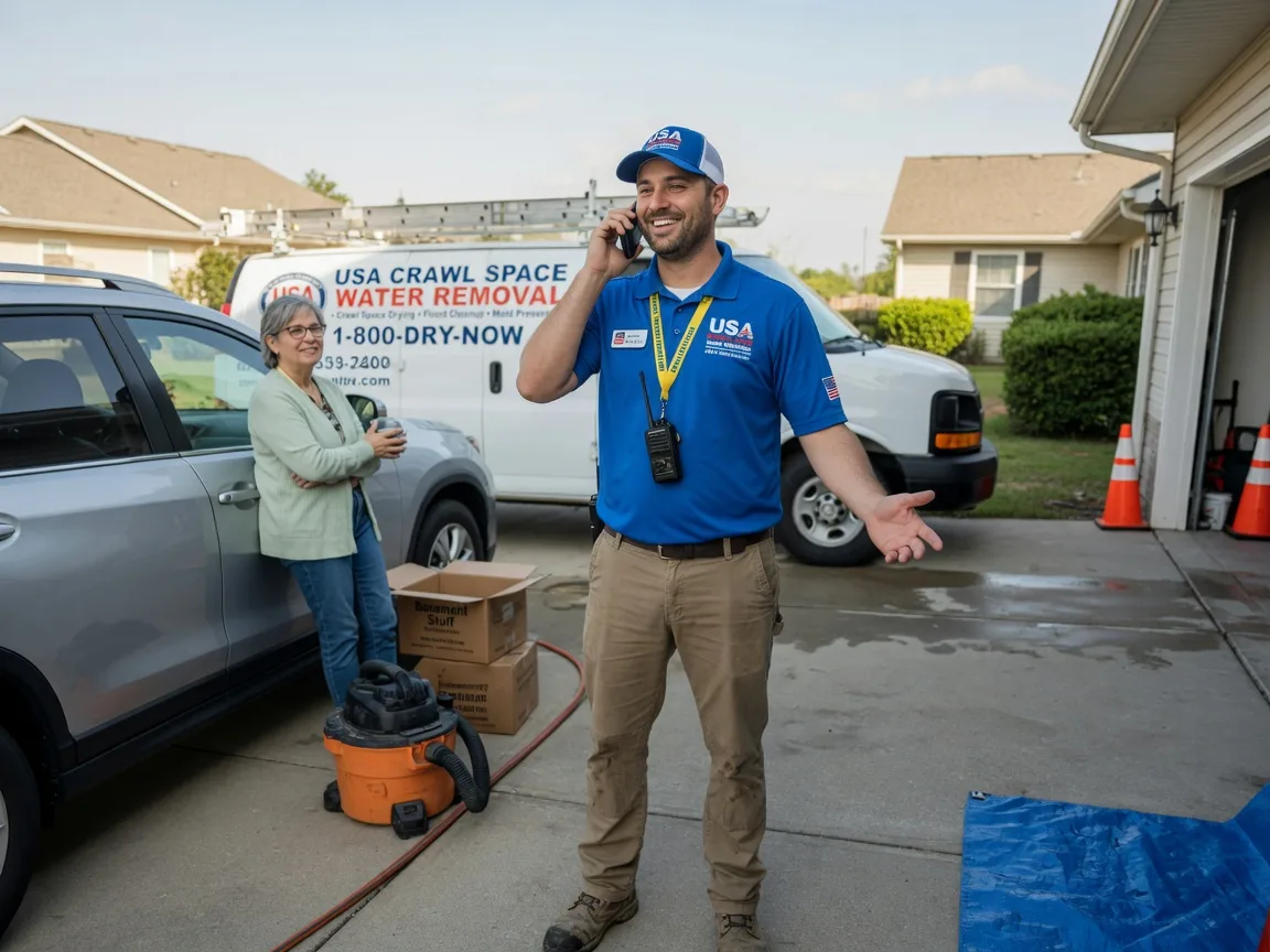 Crawl Space Water Removal Lizella, GA FAQs